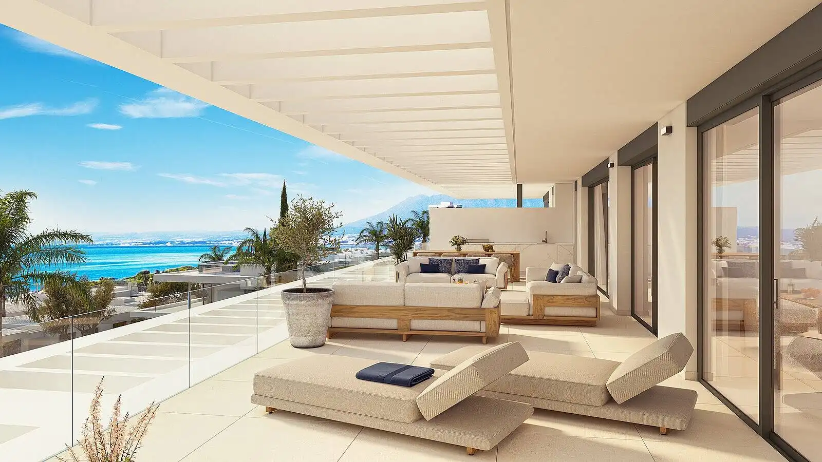 Terrace of Apartments for sale in Marbella  with Air Conditioner, Terrace and Storage room