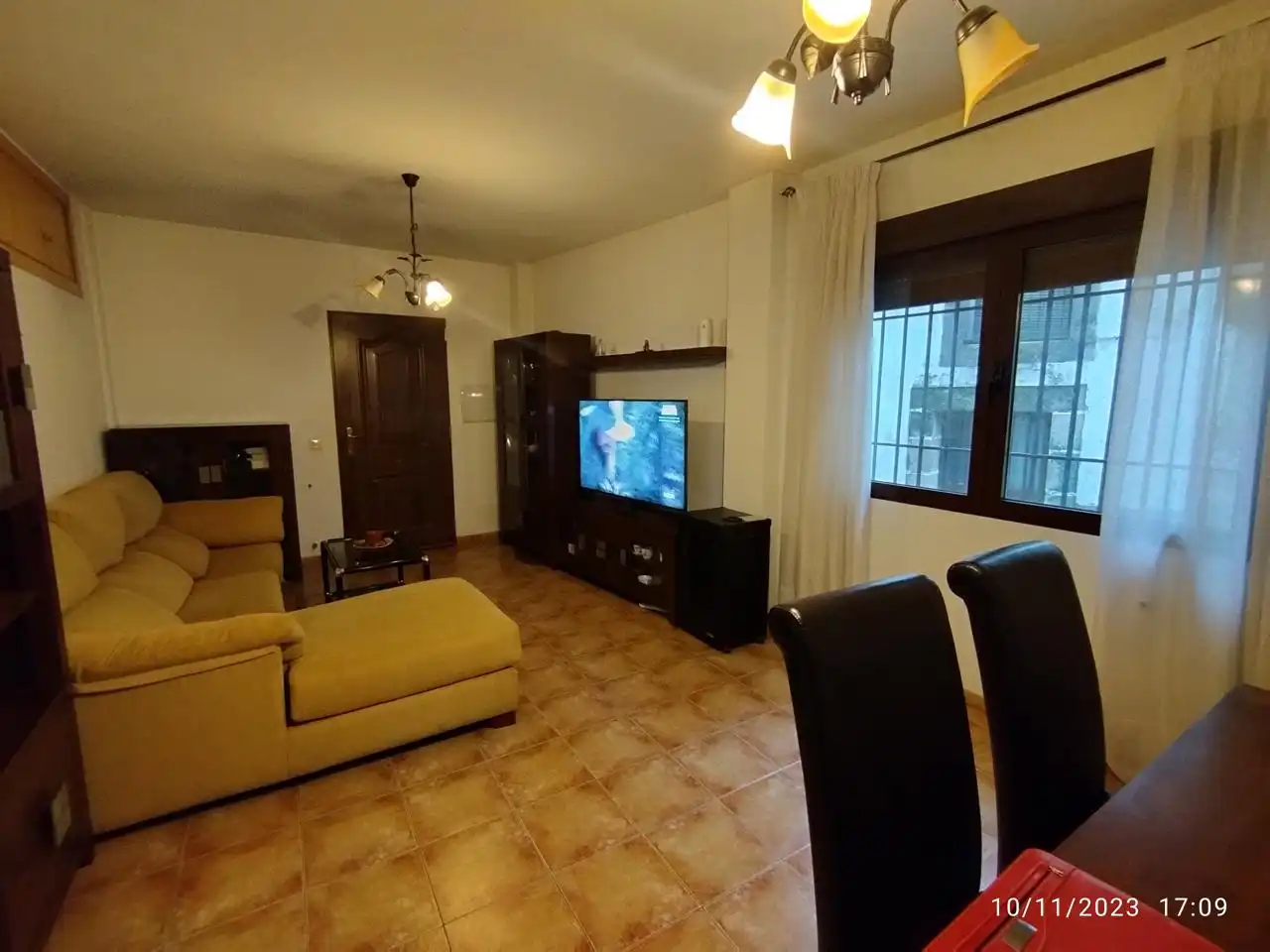 Sala de estar de Finca rústica en venta en Cabezabellosa con Terraza
