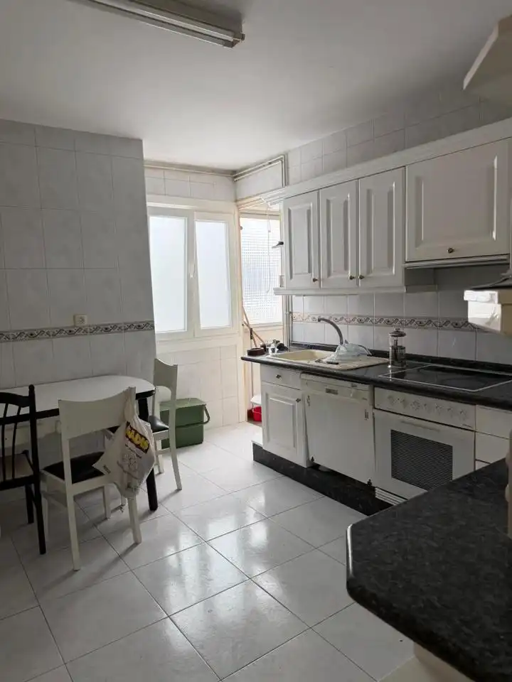 Kitchen of Flat for sale in A Coruña Capital   with Heating, Terrace and Storage room