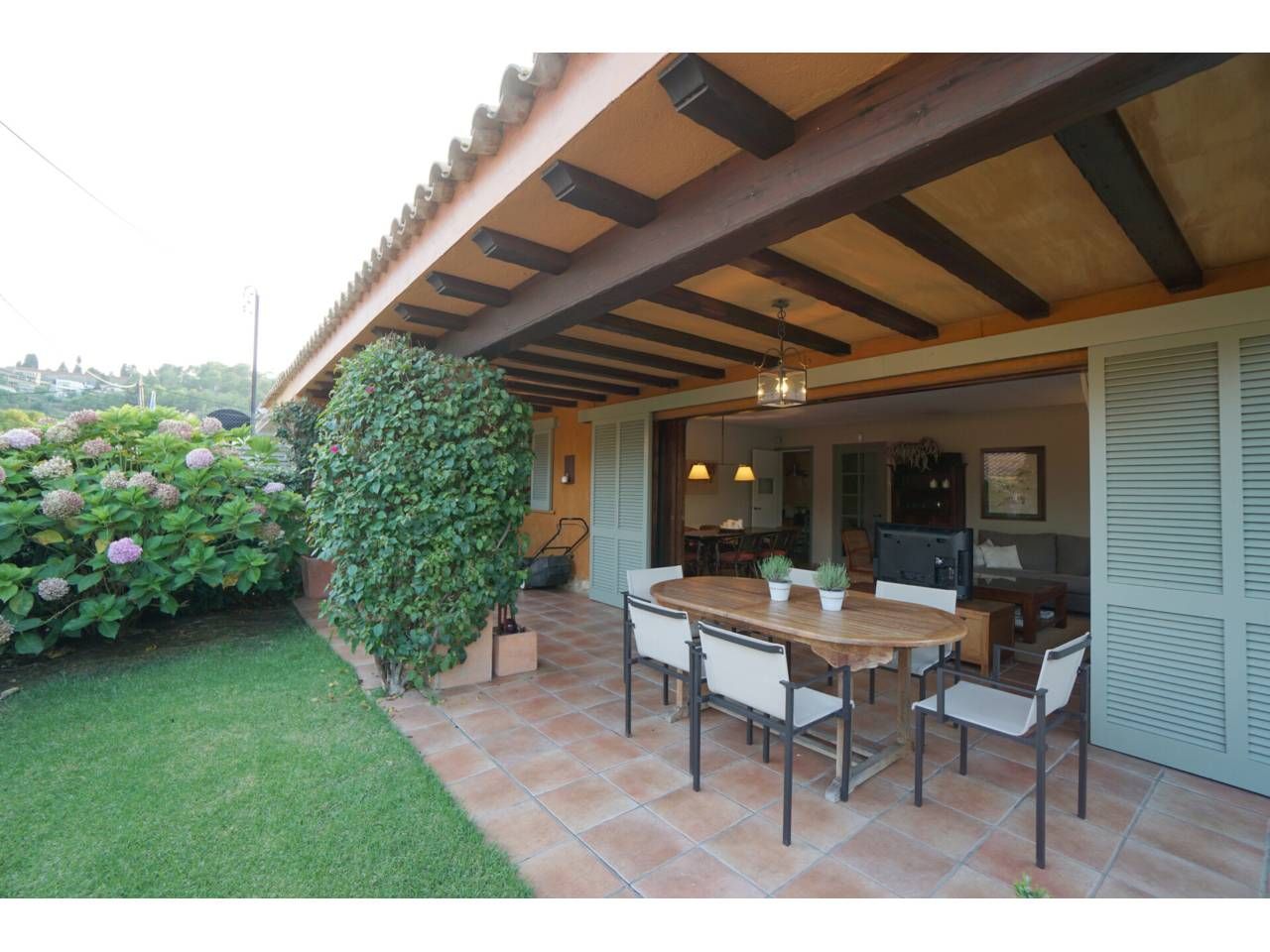 Garden of House or chalet to rent in Cabrils  with Heating, Private garden and Furnished