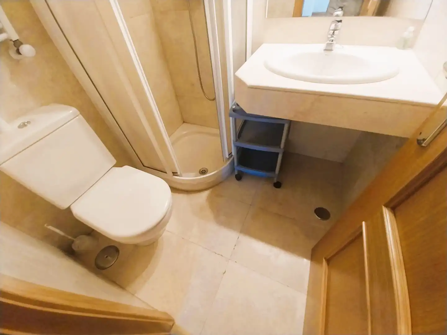 Badezimmer von Wohnung zur Miete in Madrid mit Klimaanlage, Heizung und Parkett