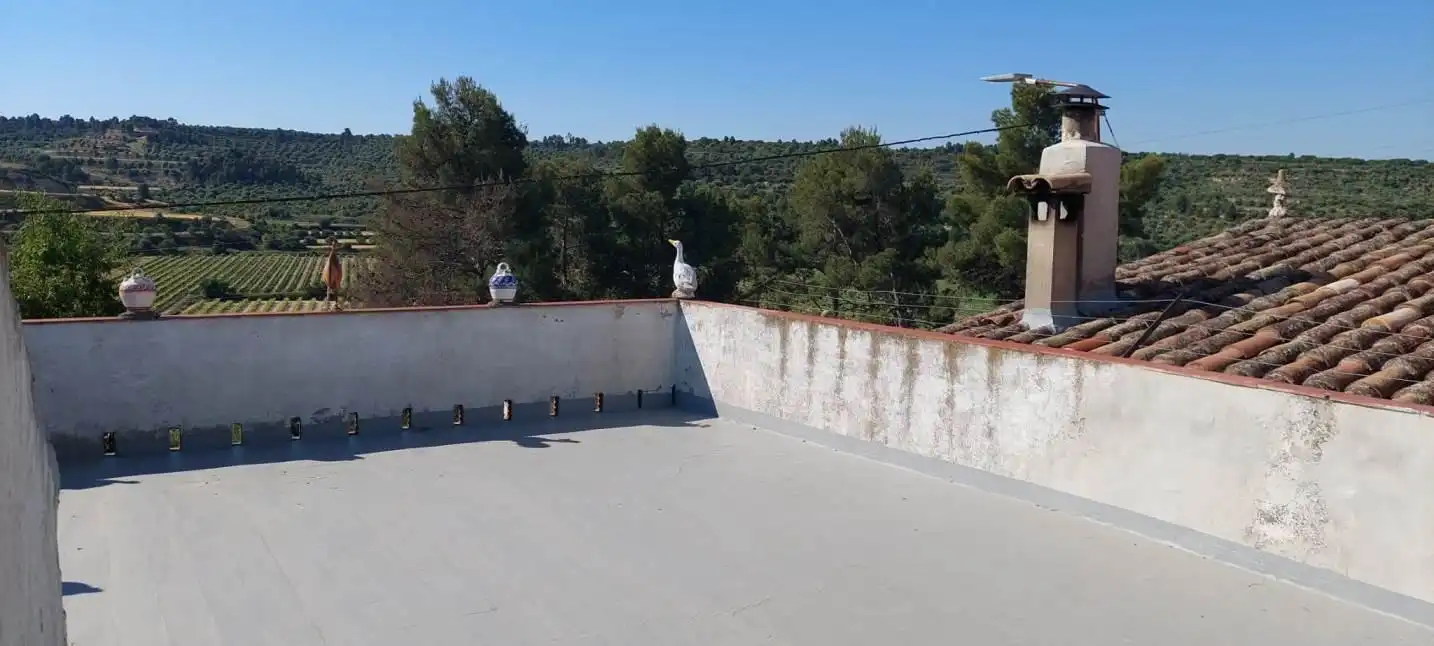Terraza de Casa adosada en venta en Sant Martí de Riucorb