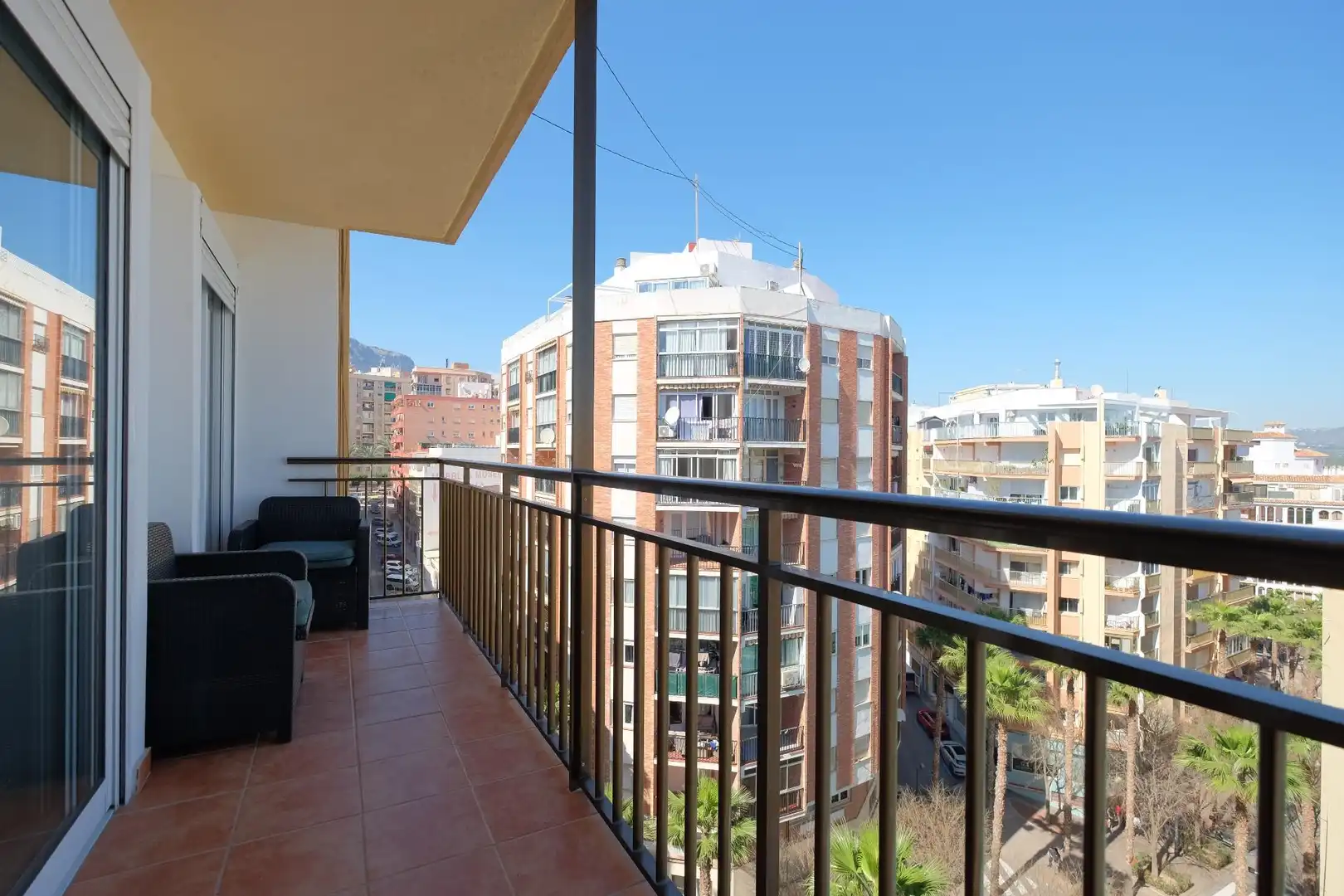Terraza de Apartamento en venta en Calpe / Calp con Terraza y Amueblado