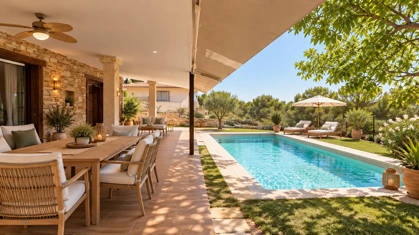 Terraza de Casa o chalet en venta en Puerto de Galapagar - Las Cuestas