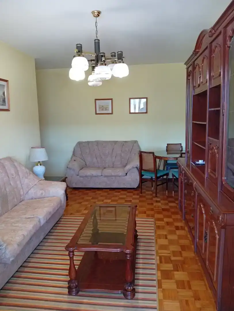 Sala de estar de Piso en venta en Lugo con Parquet, Trastero y Amueblado