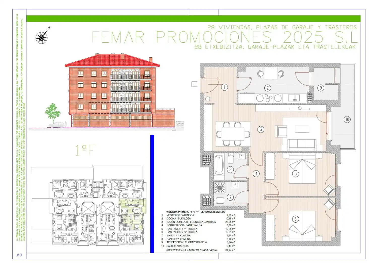 Piso con terraza en venta en Güeñes, imagen 2
