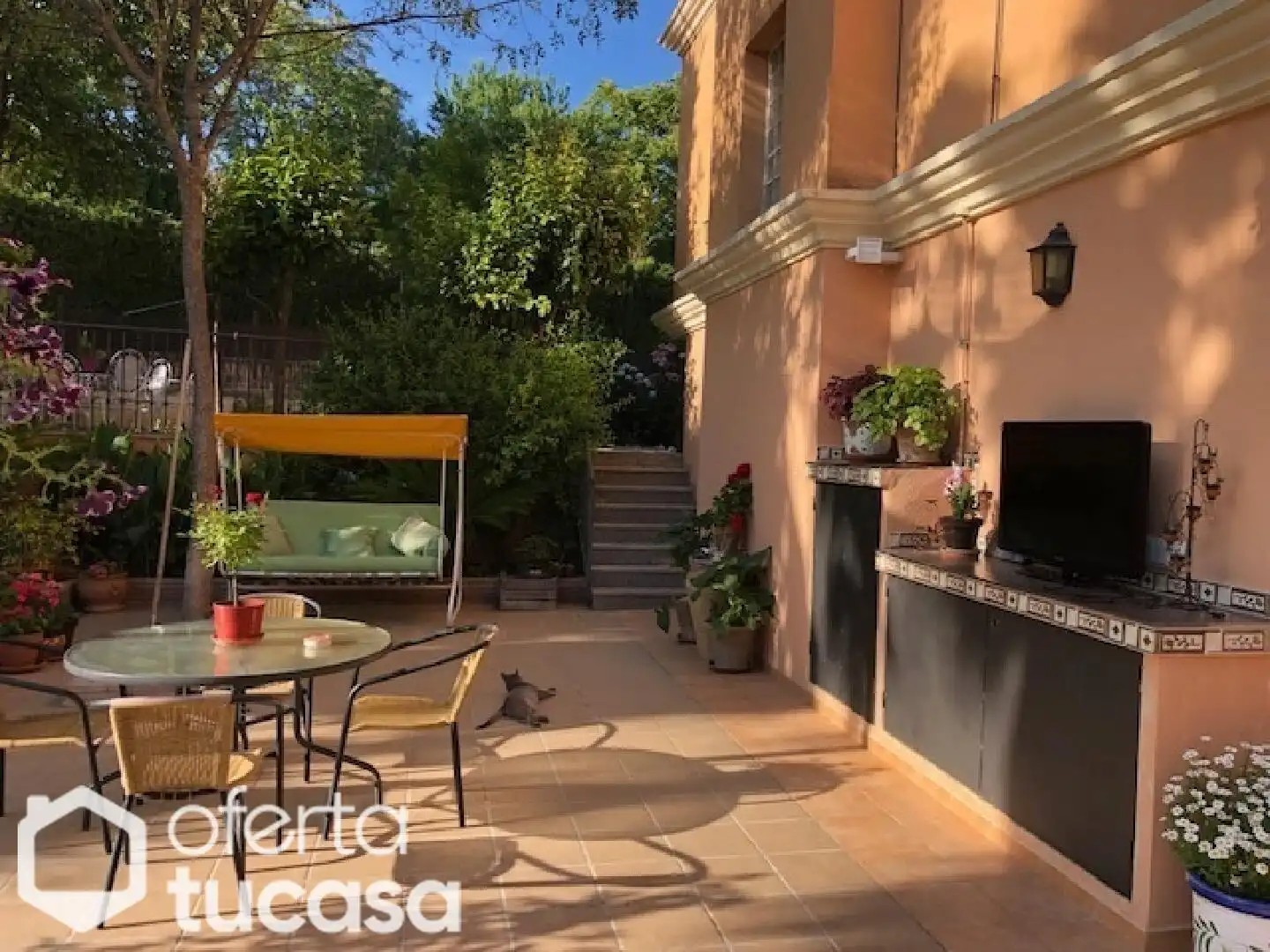 Terraza de Piso en venta en Baeza con Jardín privado, Terraza y Piscina