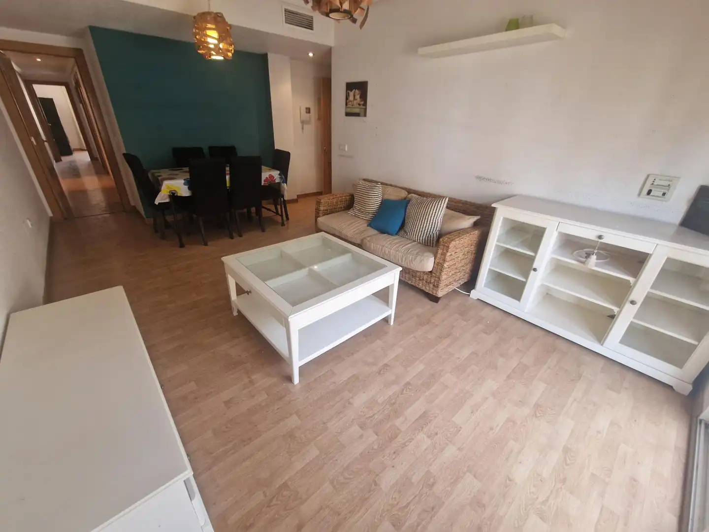Wohnzimmer von Wohnung zum Verkauf in Águilas mit Klimaanlage und Balkon