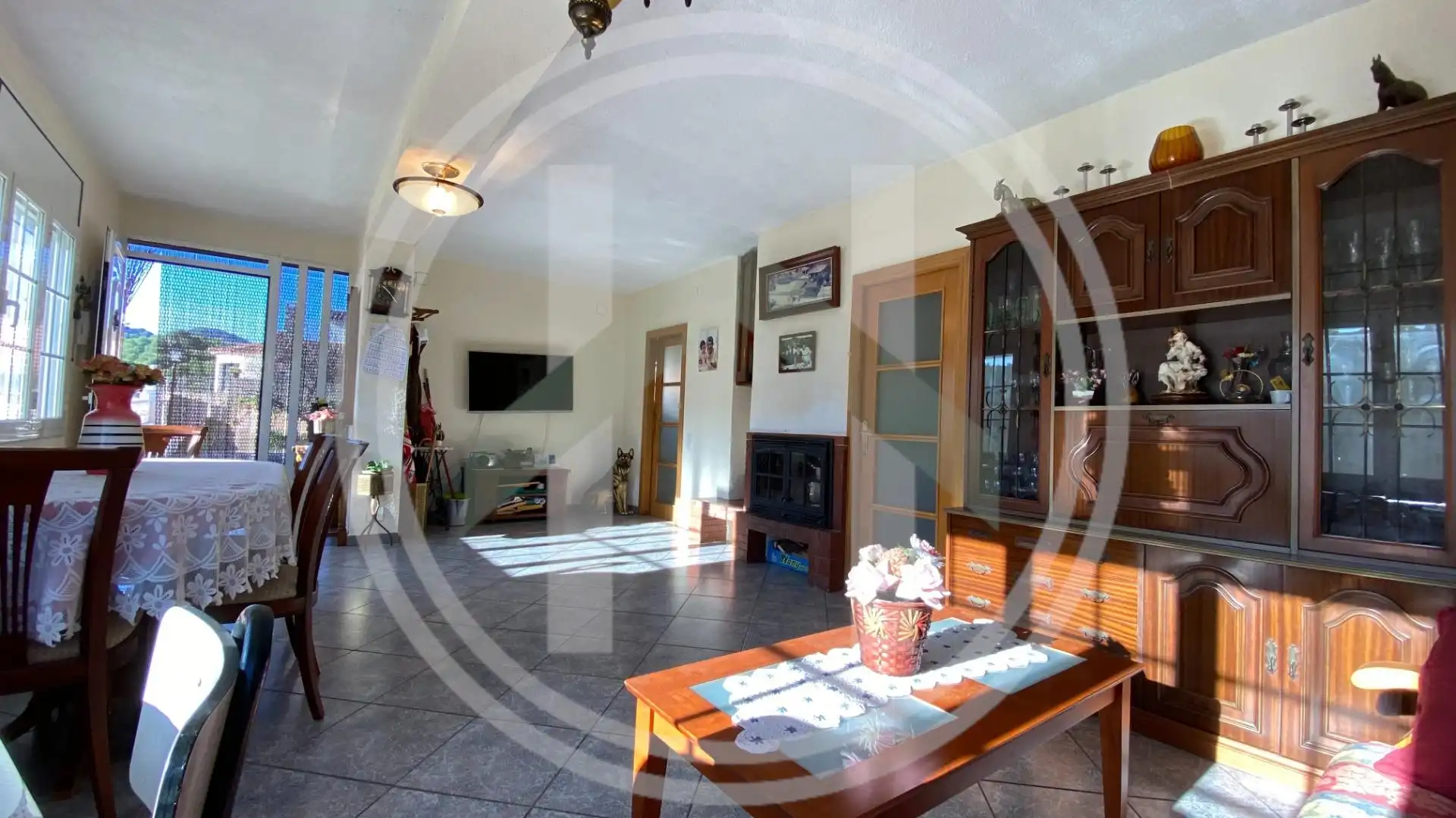 Sala de estar de Casa o chalet en venta en Sant Feliu de Codines con Calefacción, Jardín privado y Terraza