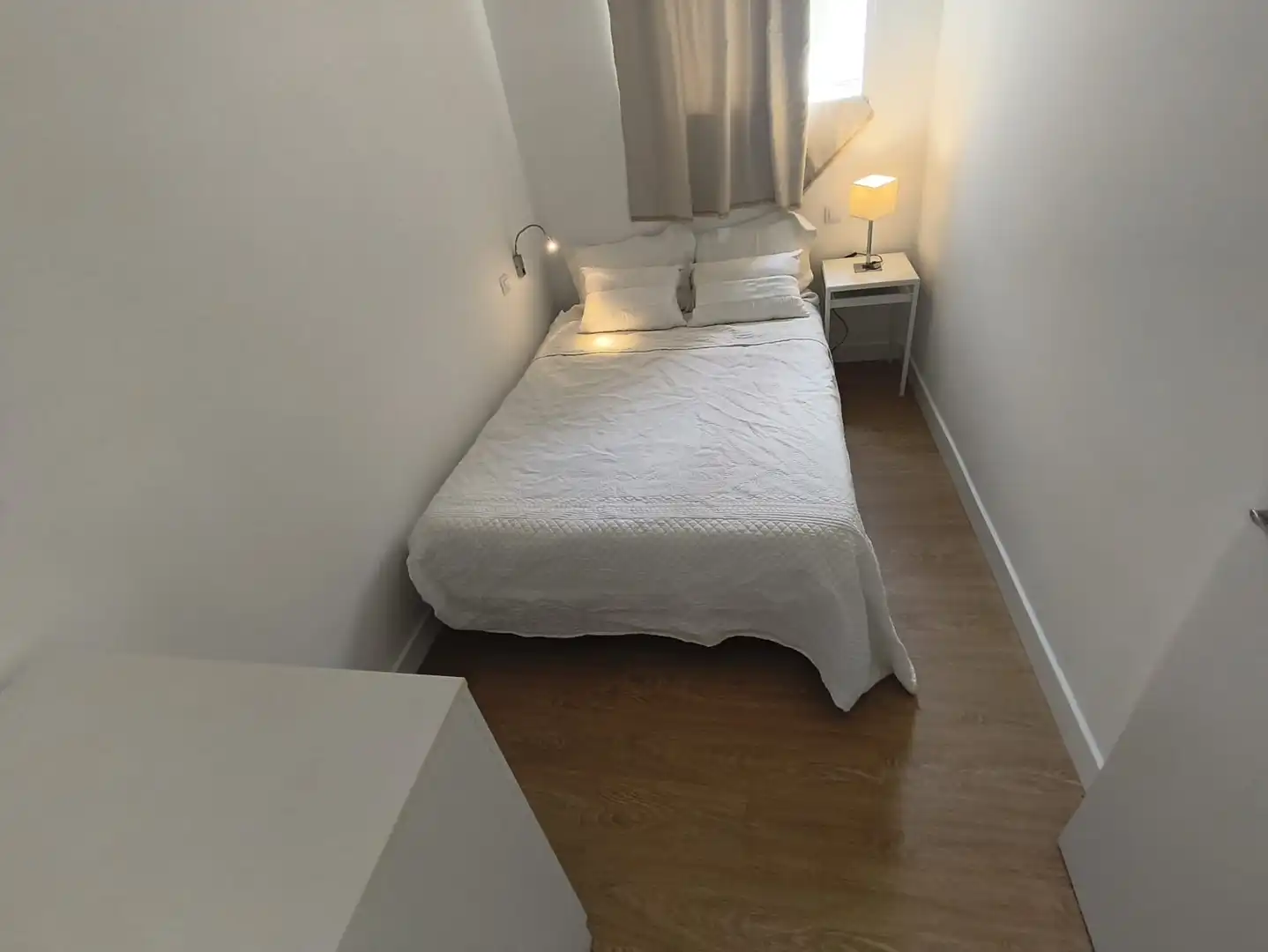 Schlafzimmer von Wohnung zur Miete in Las Palmas de Gran Canaria mit Parkett, Möbliert und Waschmaschine