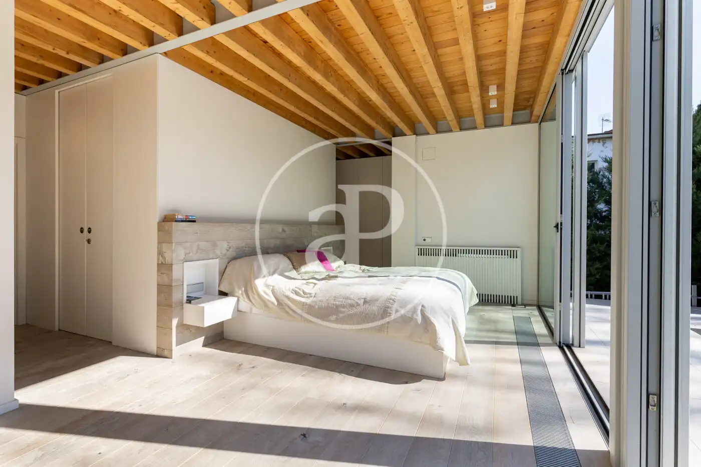 Bedroom of Houses for sale in Sant Cugat del Vallès  with Air Conditioner, Heating and Private garden