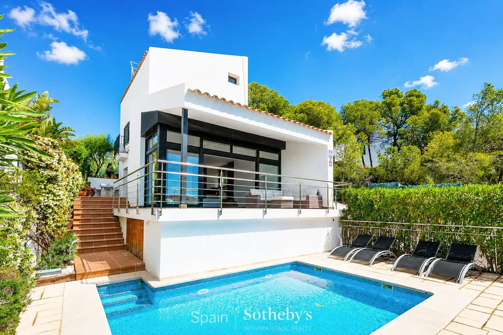 Exterior view of Houses for sale in Sant Pere de Ribes  with Air Conditioner, Heating and Private garden