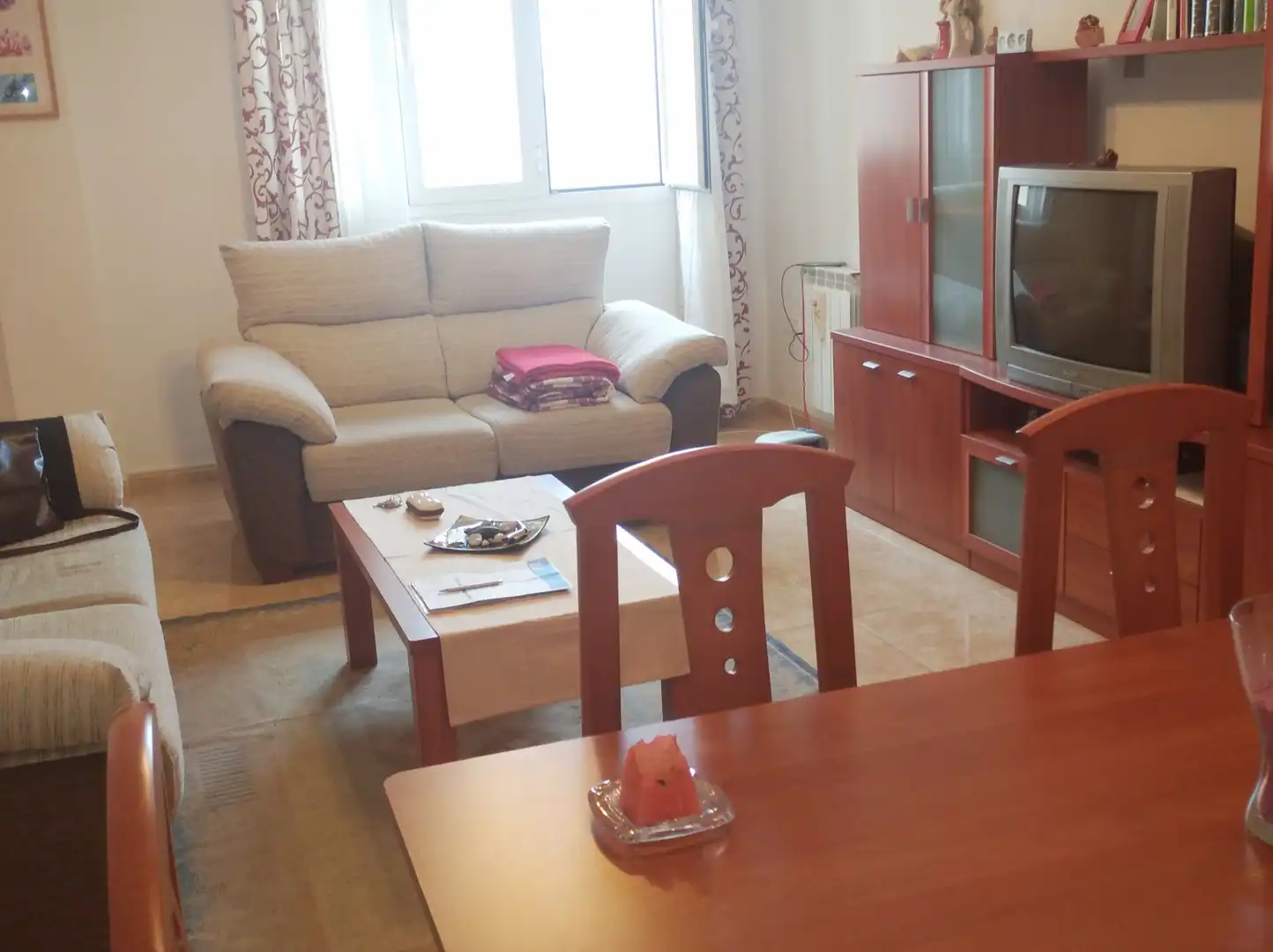 Sala de estar de Piso en venta en Manzanares con Calefacción, Terraza y Amueblado