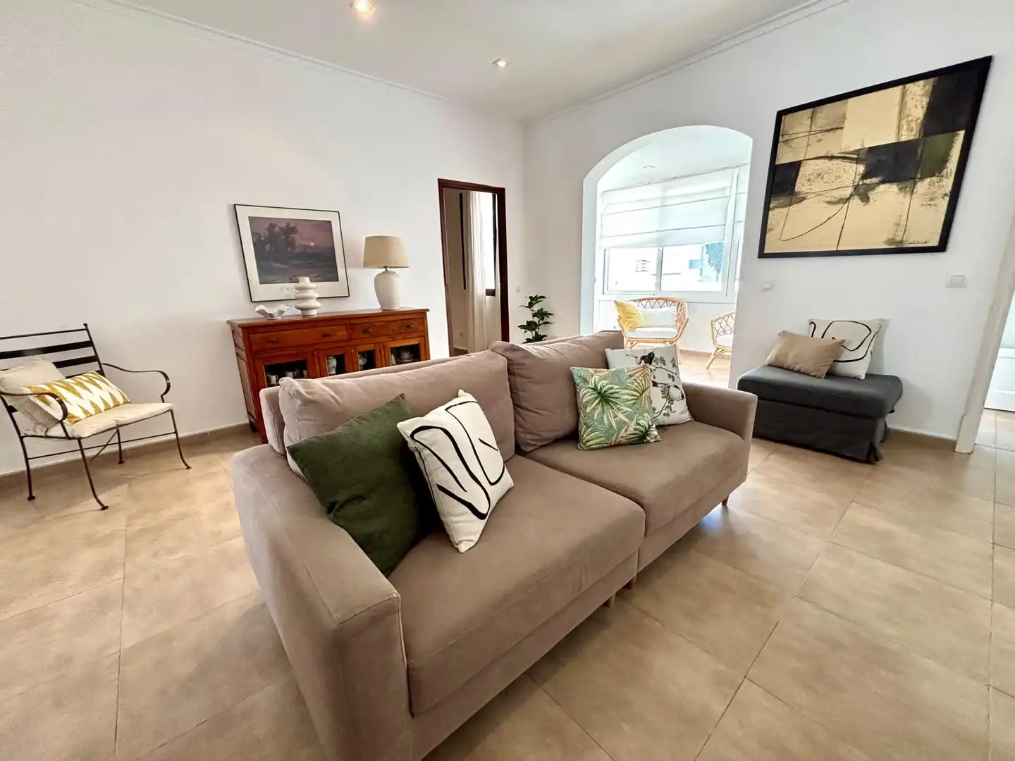 Sala de estar de Ático en venta en Alcúdia con Terraza y Balcón