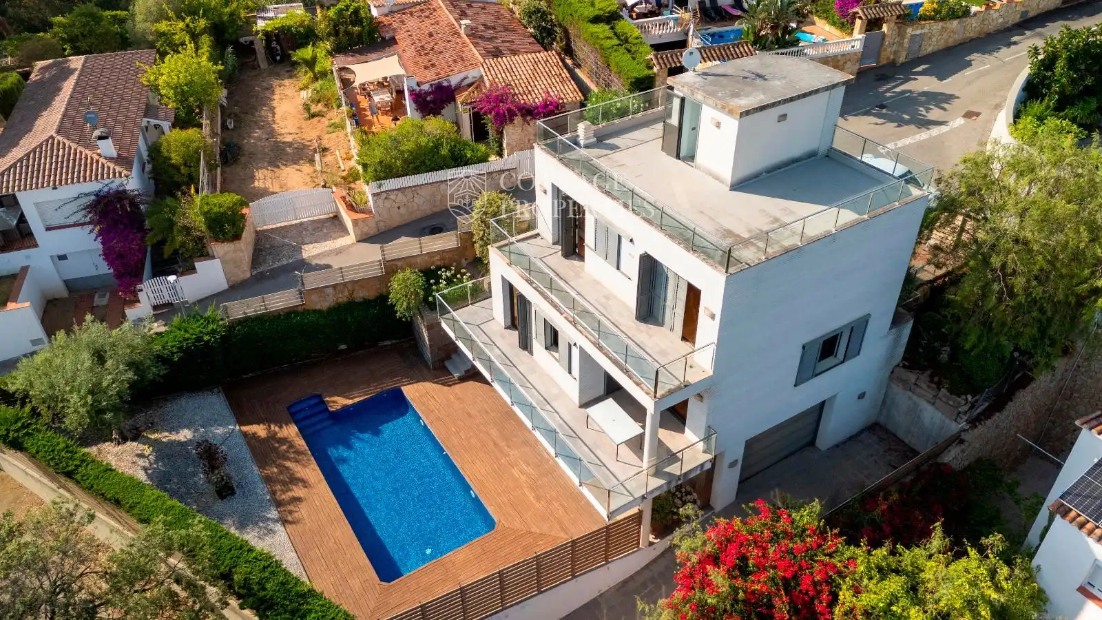 Vista exterior de Casa o xalet en venda en Lloret de Mar amb Aire condicionat, Calefacció i Terrassa