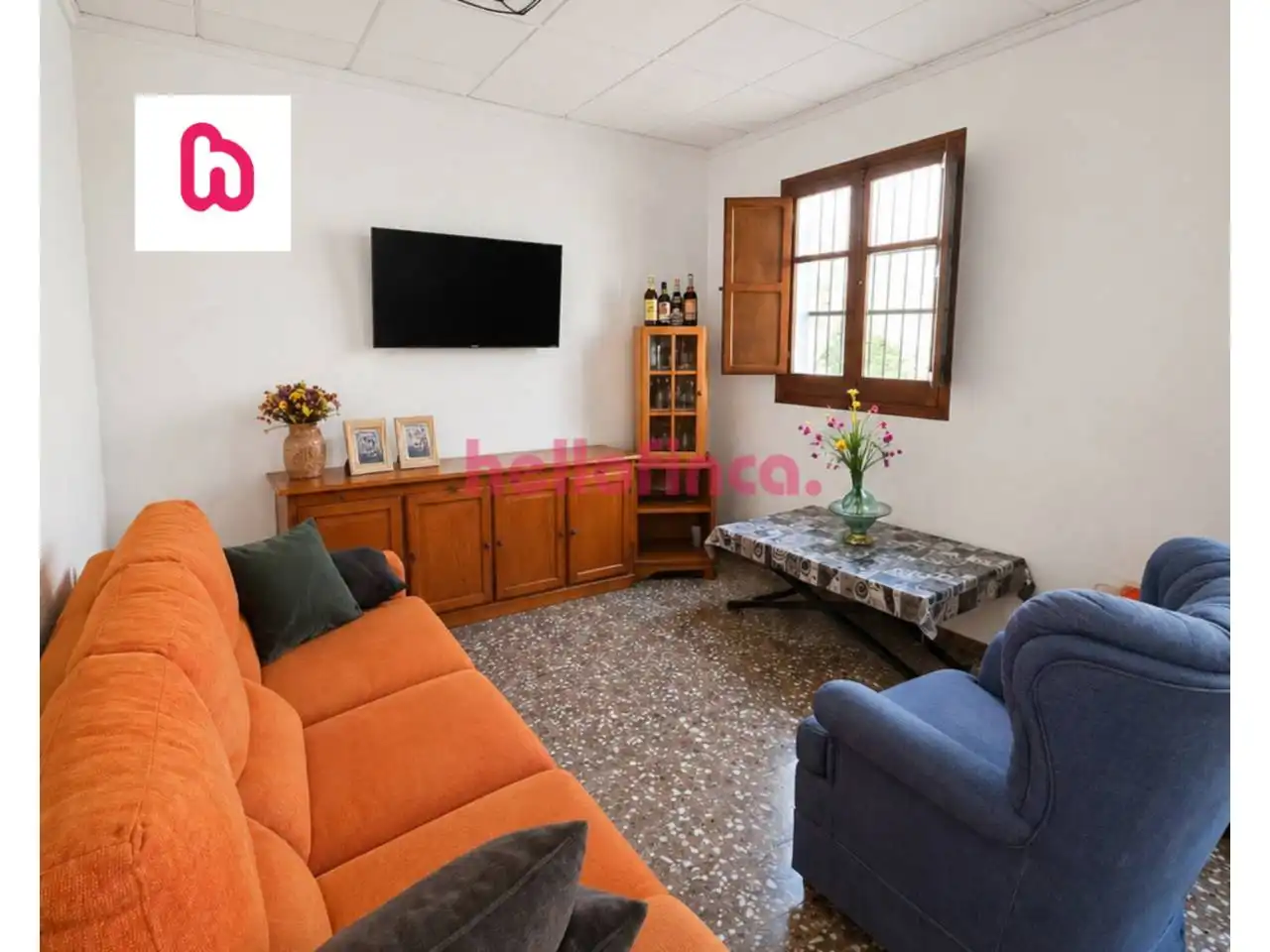 Sala d'estar de Finca rústica en venda en Orihuela amb Aire condicionat, Calefacció i Jardí privat