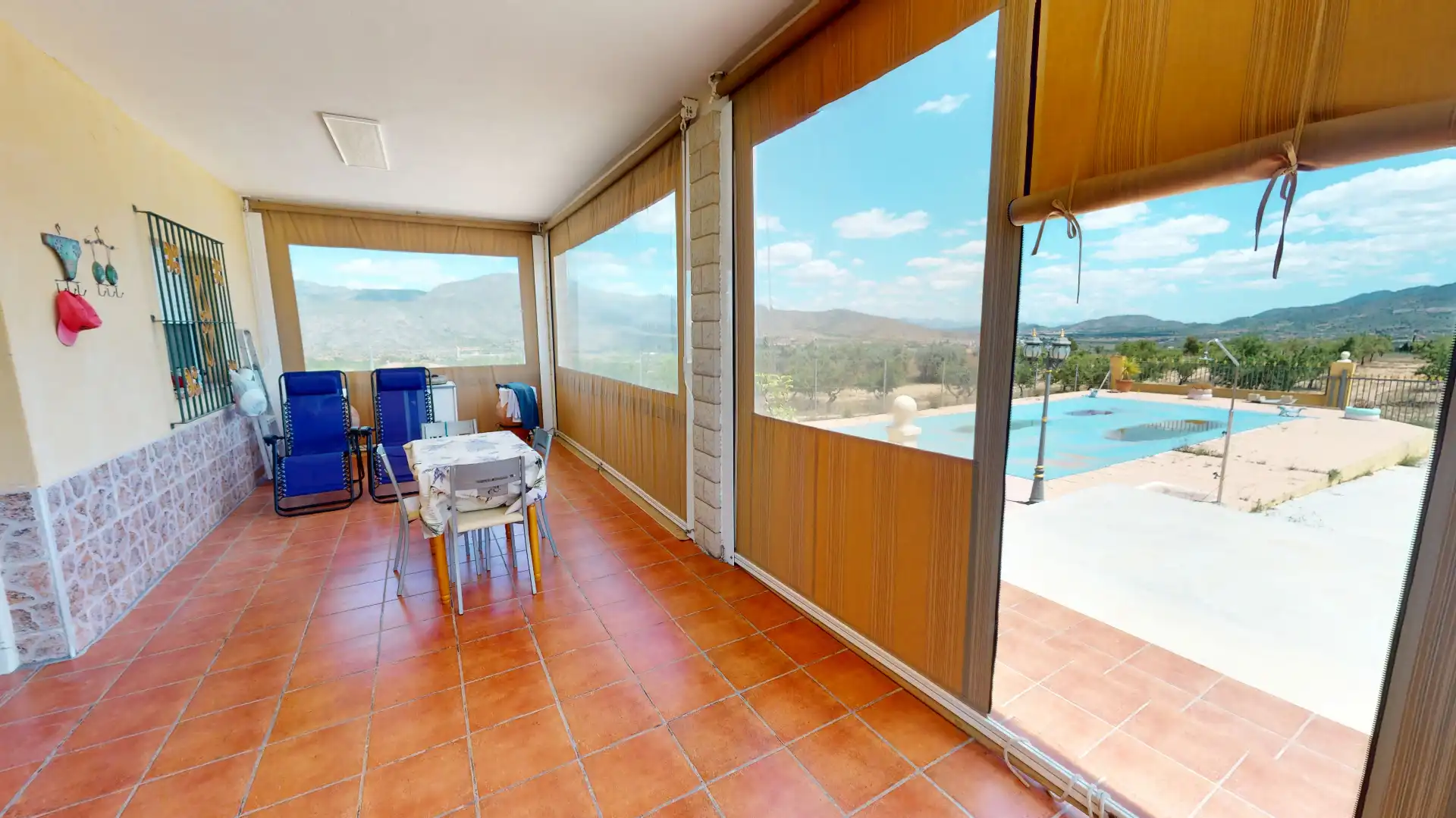 Terrace of Country homes for sale in Hondón de los Frailes  with Air Conditioner, Terrace and Furnished