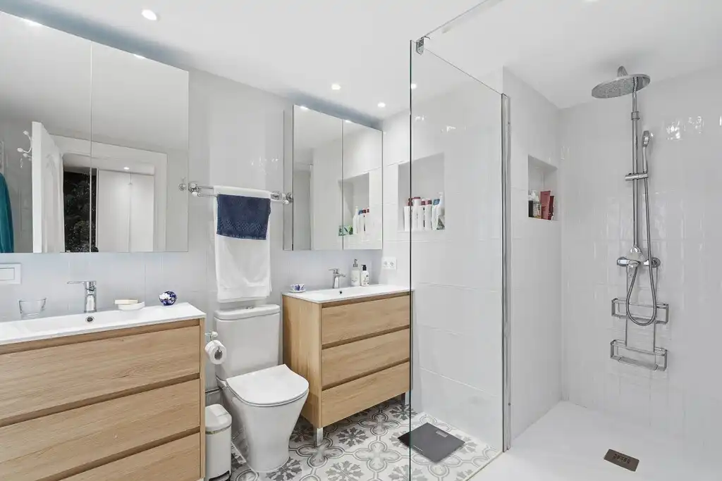 Bany de Apartament en venda en  Palma de Mallorca amb Aire condicionat, Calefacció i Parquet