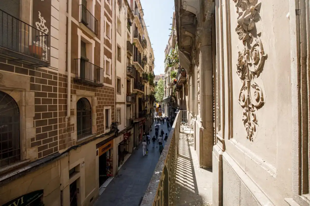 Vista exterior de Apartament de lloguer en Barcelona amb Aire condicionat, Calefacció i Moblat