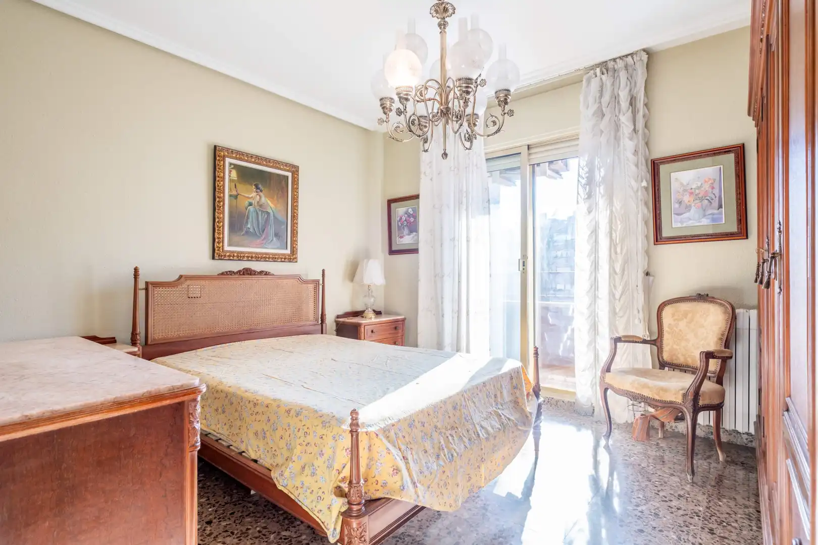 Bedroom of Flat for sale in Zaragoza  with Heating, Terrace and Storage room