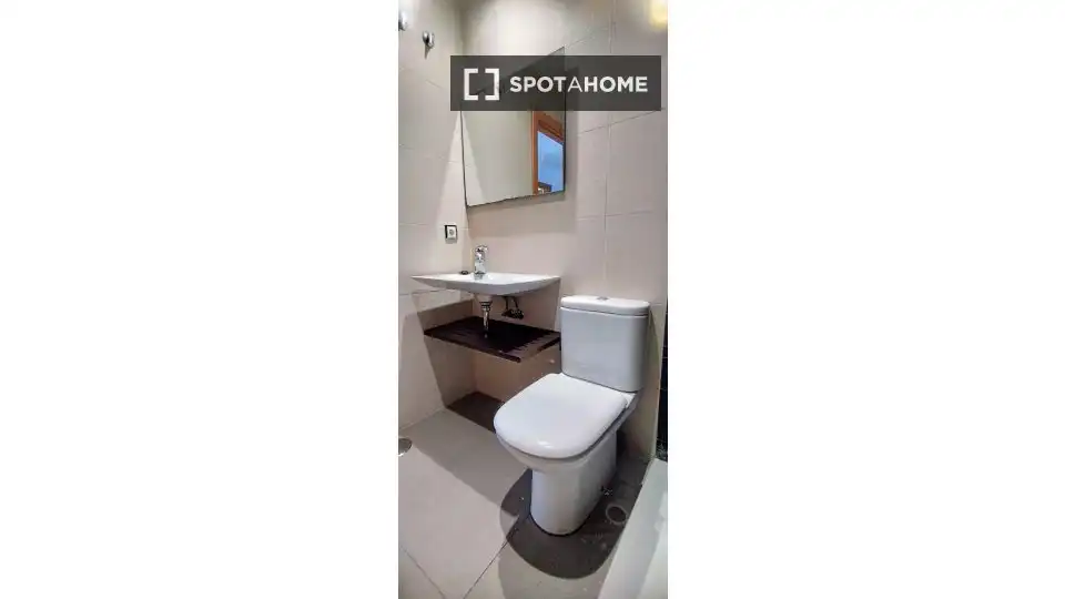 Baño de Apartamento para compartir en Alicante / Alacant con Aire acondicionado, Calefacción y Terraza