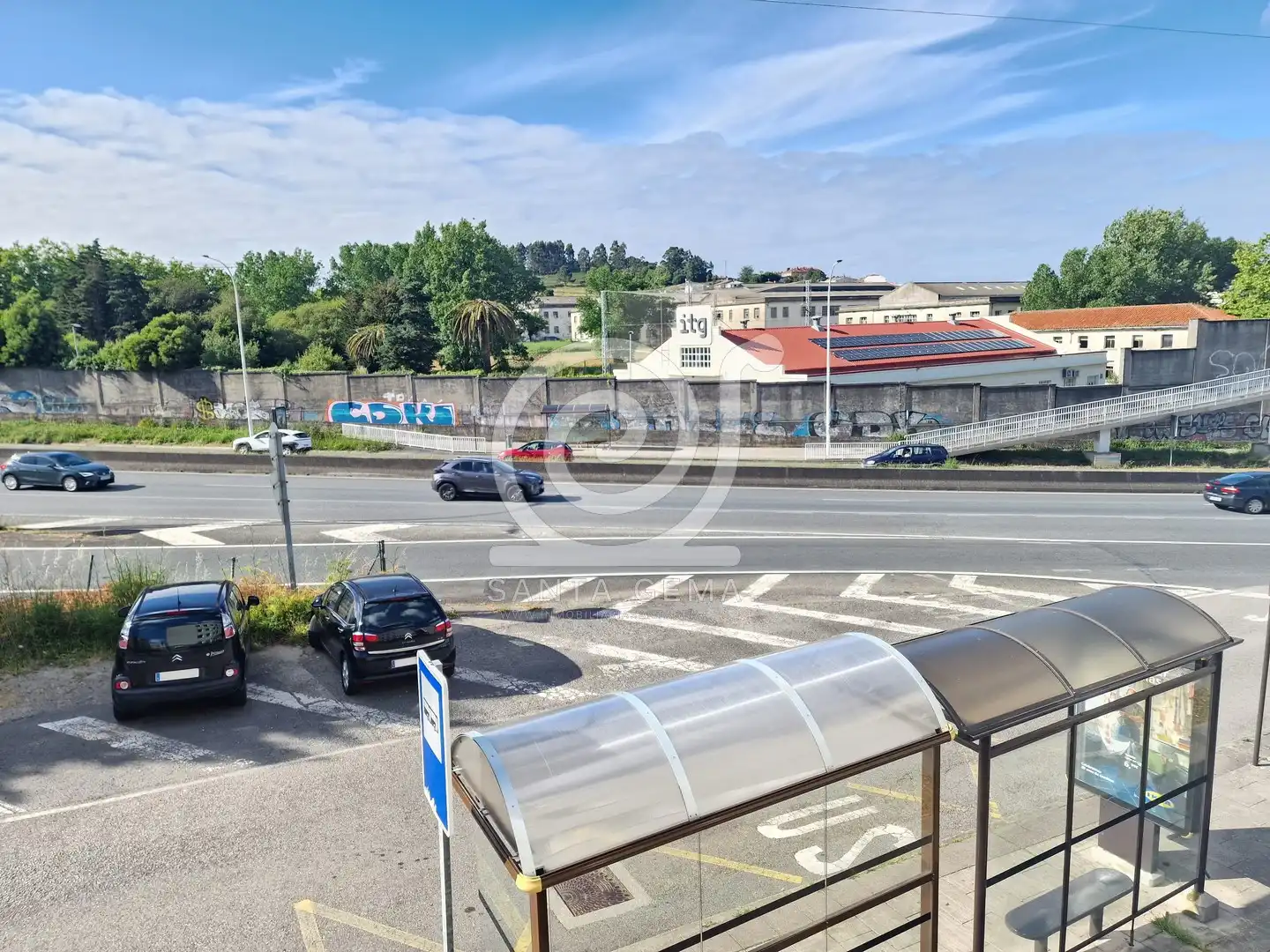 Exterior view of Flat for sale in A Coruña Capital   with Heating
