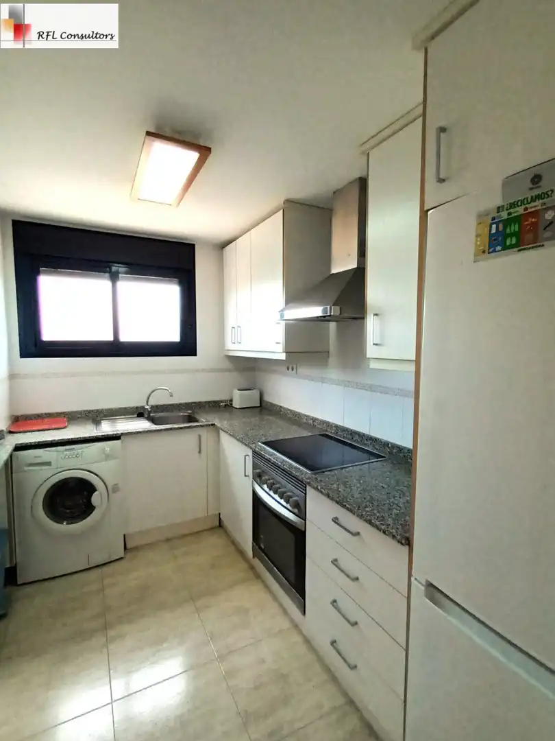 Cuina de Apartament en venda en Torreblanca amb Aire condicionat, Jardí privat i Terrassa
