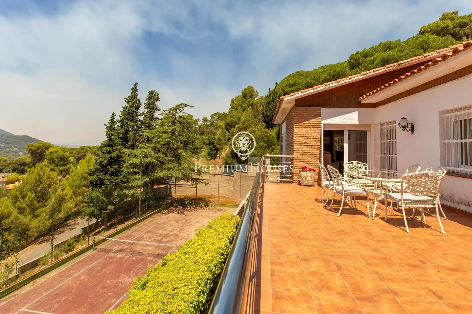 Terraza de Casa o chalet en venta en Vallromanes con Calefacción, Jardín privado y Terraza