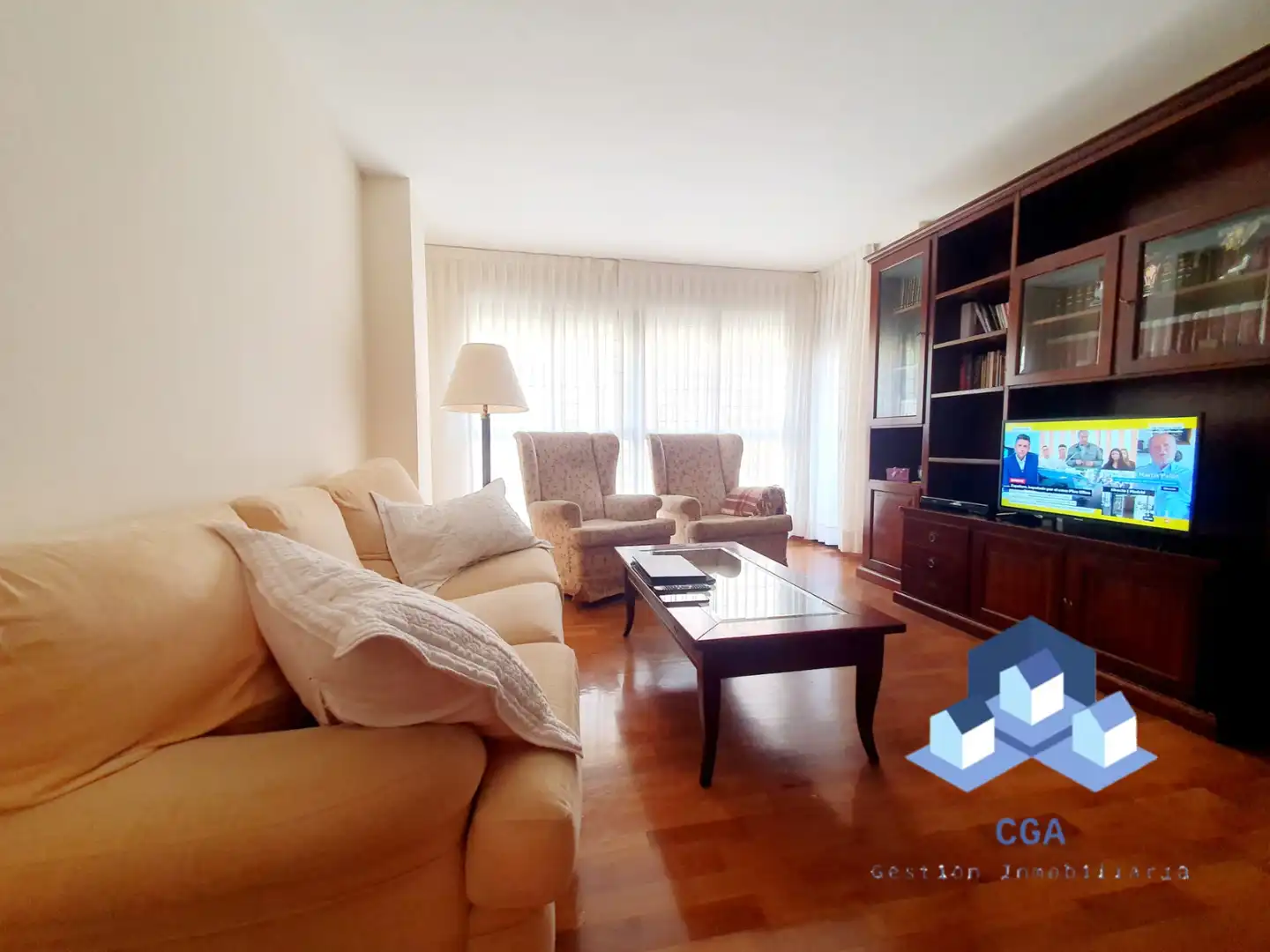 Sala d'estar de Pis en venda en Lorca amb Aire condicionat, Calefacció i Parquet