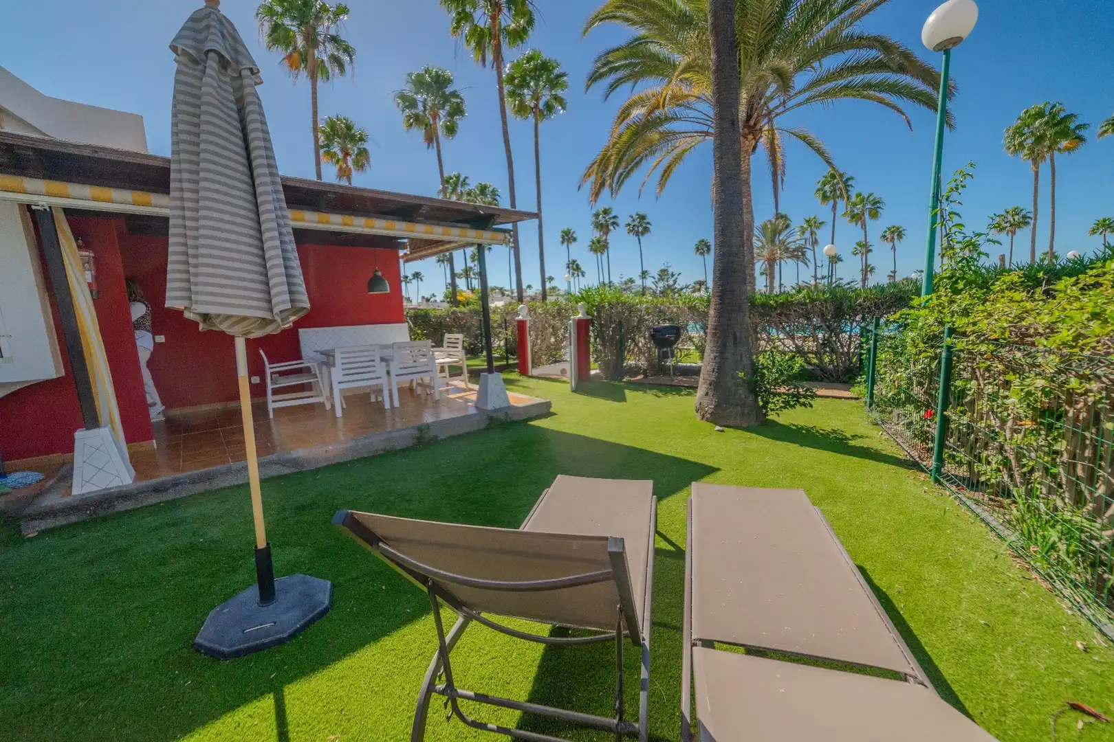 Terrassa de Casa o xalet en venda en San Bartolomé de Tirajana amb Aire condicionat, Jardí privat i Terrassa