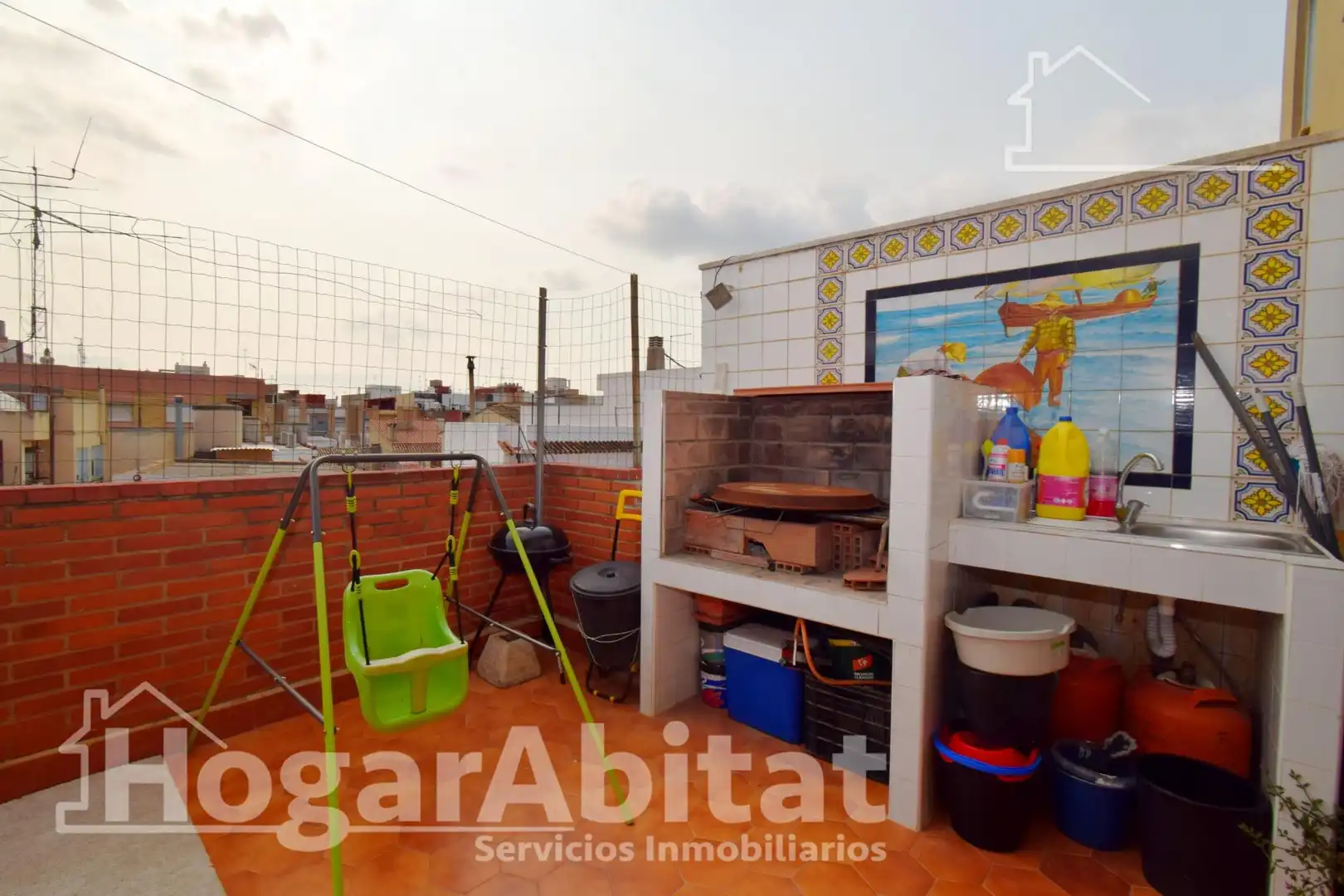 Terraza de Ático en venta en Catarroja con Terraza, Trastero y Balcón