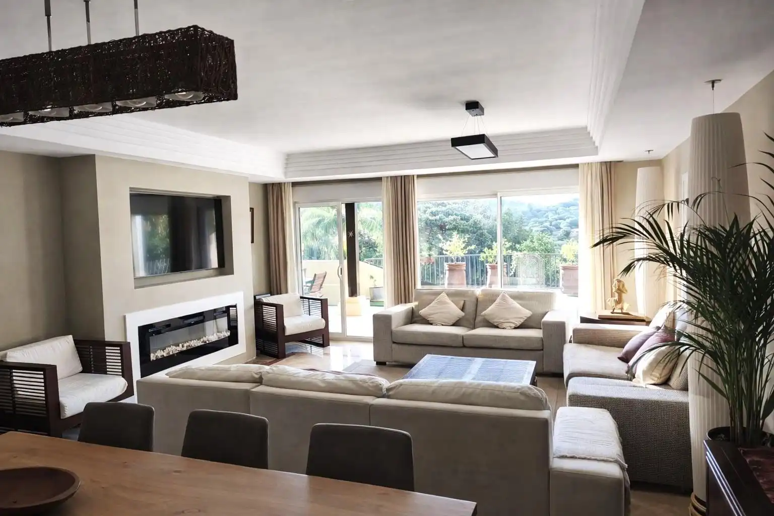 Living room of Flat for sale in Sotogrande  with Air Conditioner, Heating and Private garden