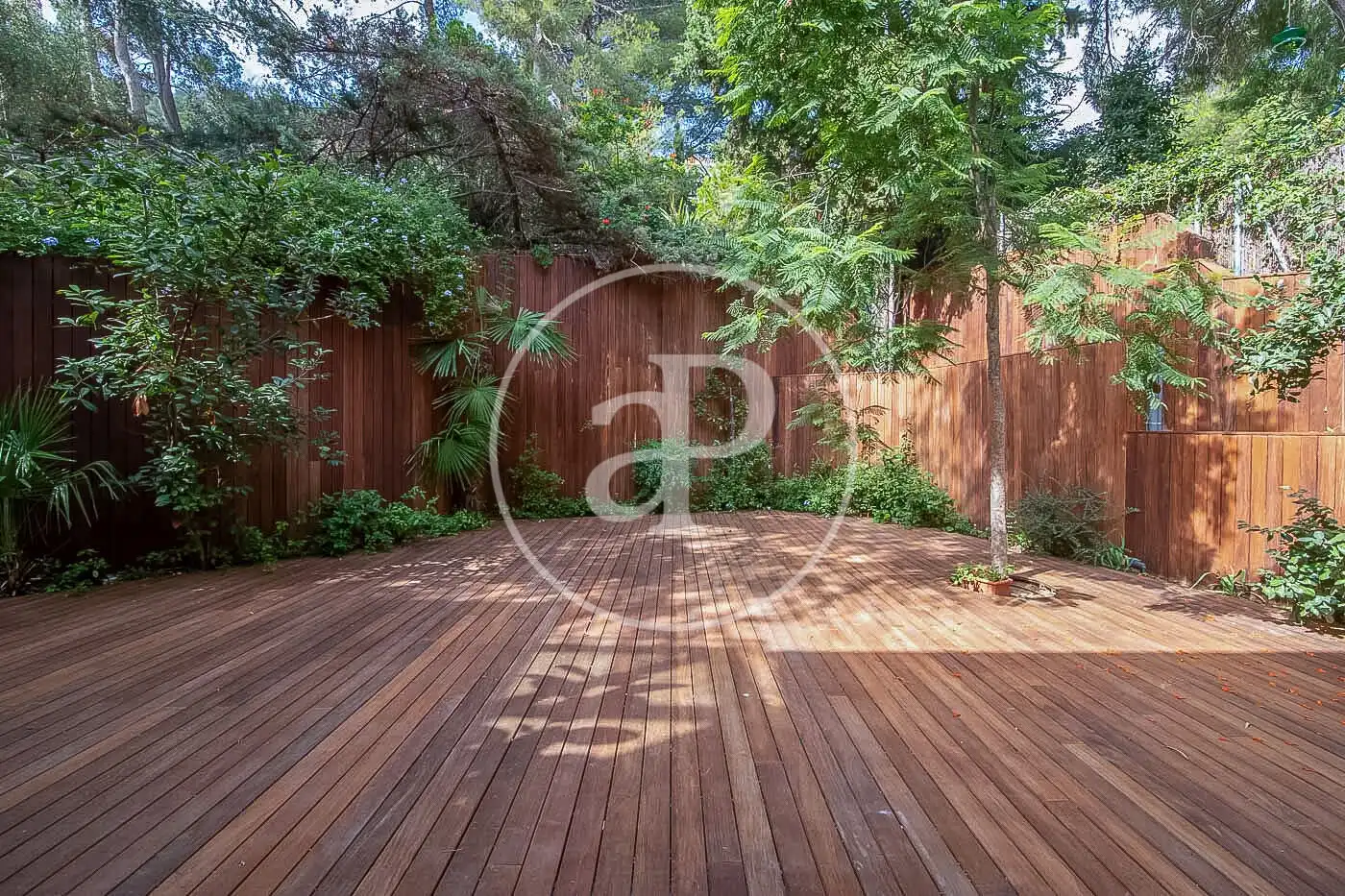 Garden of Houses for rent in Barcelona  with Air Conditioner, Heating and Private garden