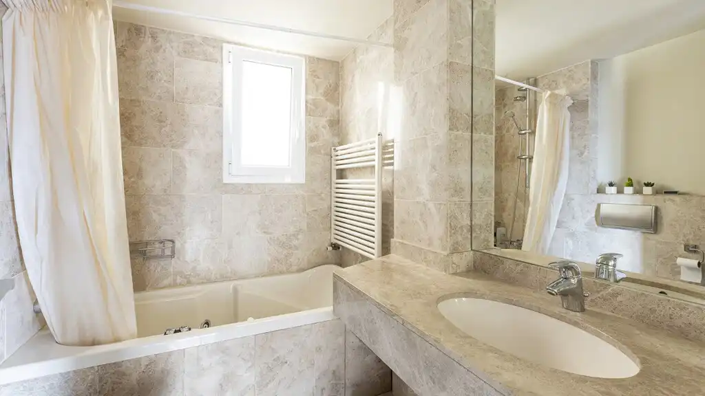 Baño de Apartamento en venta en Barcelona con Aire acondicionado, Parquet y Terraza