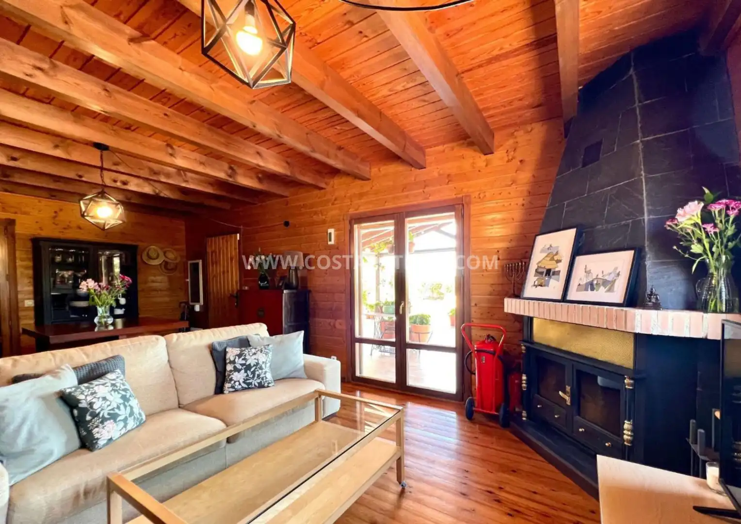 Sala de estar de Casa o chalet en venta en Torre-Pacheco con Aire acondicionado, Calefacción y Jardín privado