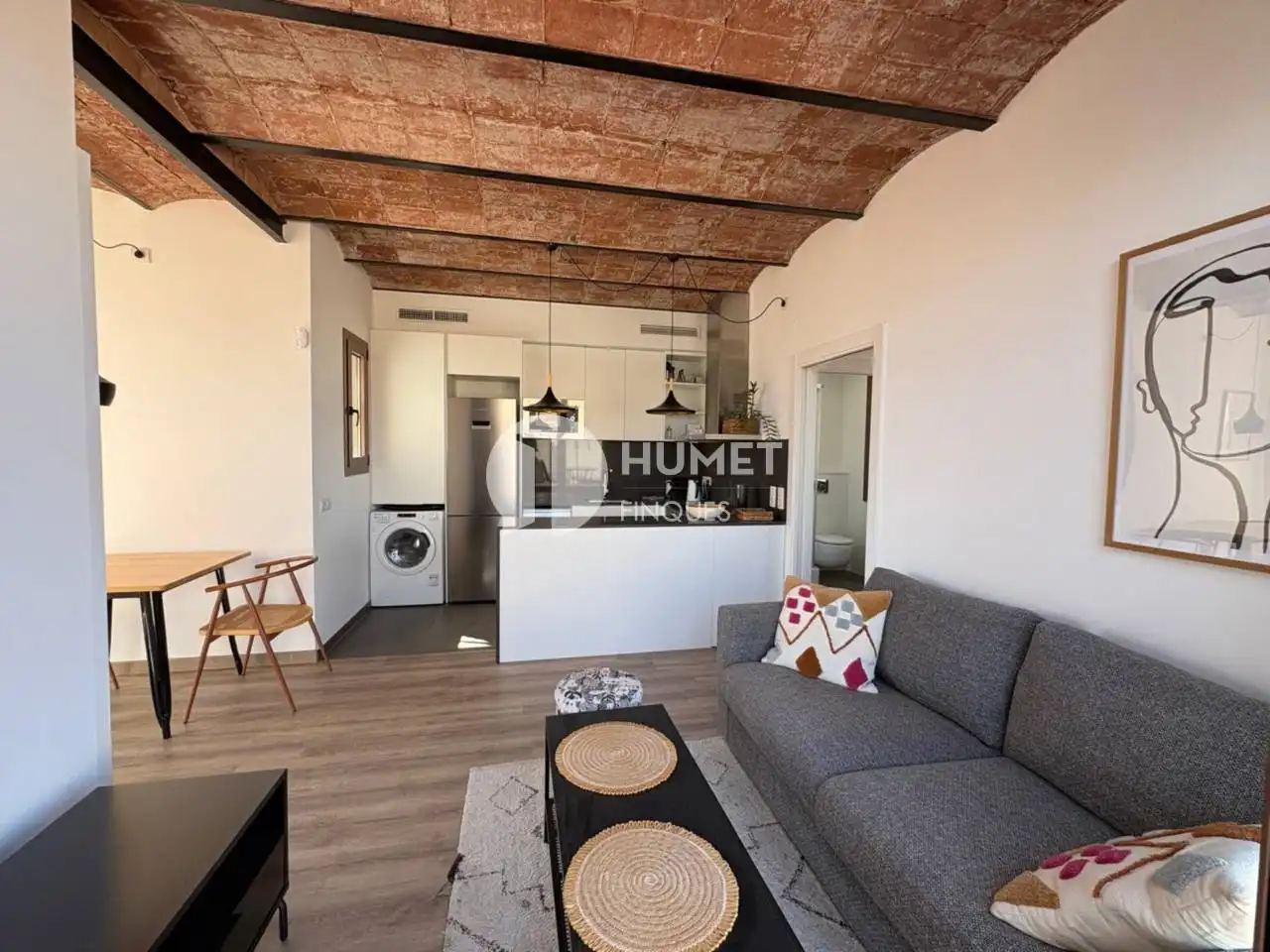 Sala de estar de Ático en venta en Barcelona con Aire acondicionado, Calefacción y Parquet