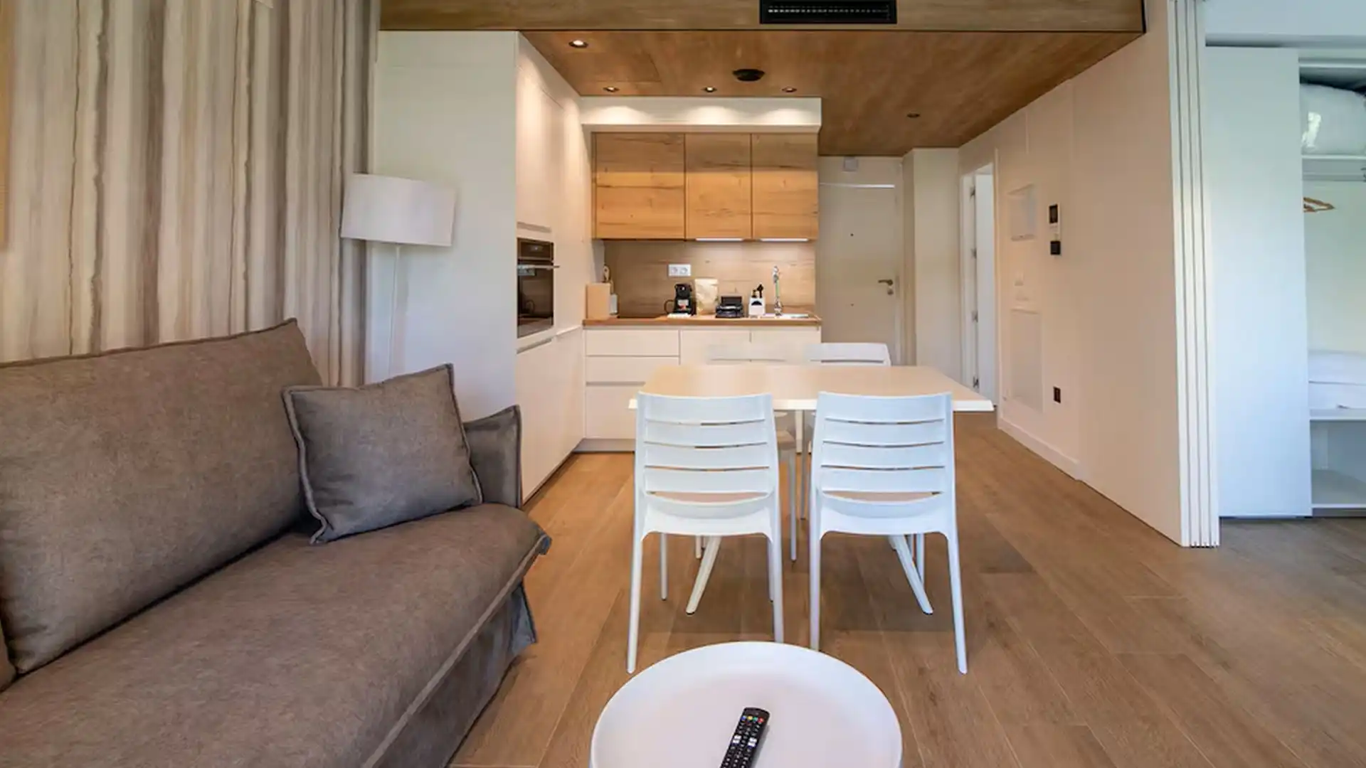 Wohnzimmer von Wohnungen zur Miete in Torremolinos mit Klimaanlage, Heizung und Privatgarten