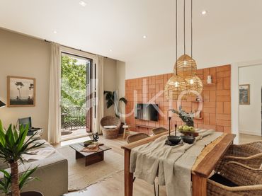Apartamento con balcón en alquiler en Passeig de Sant Joan