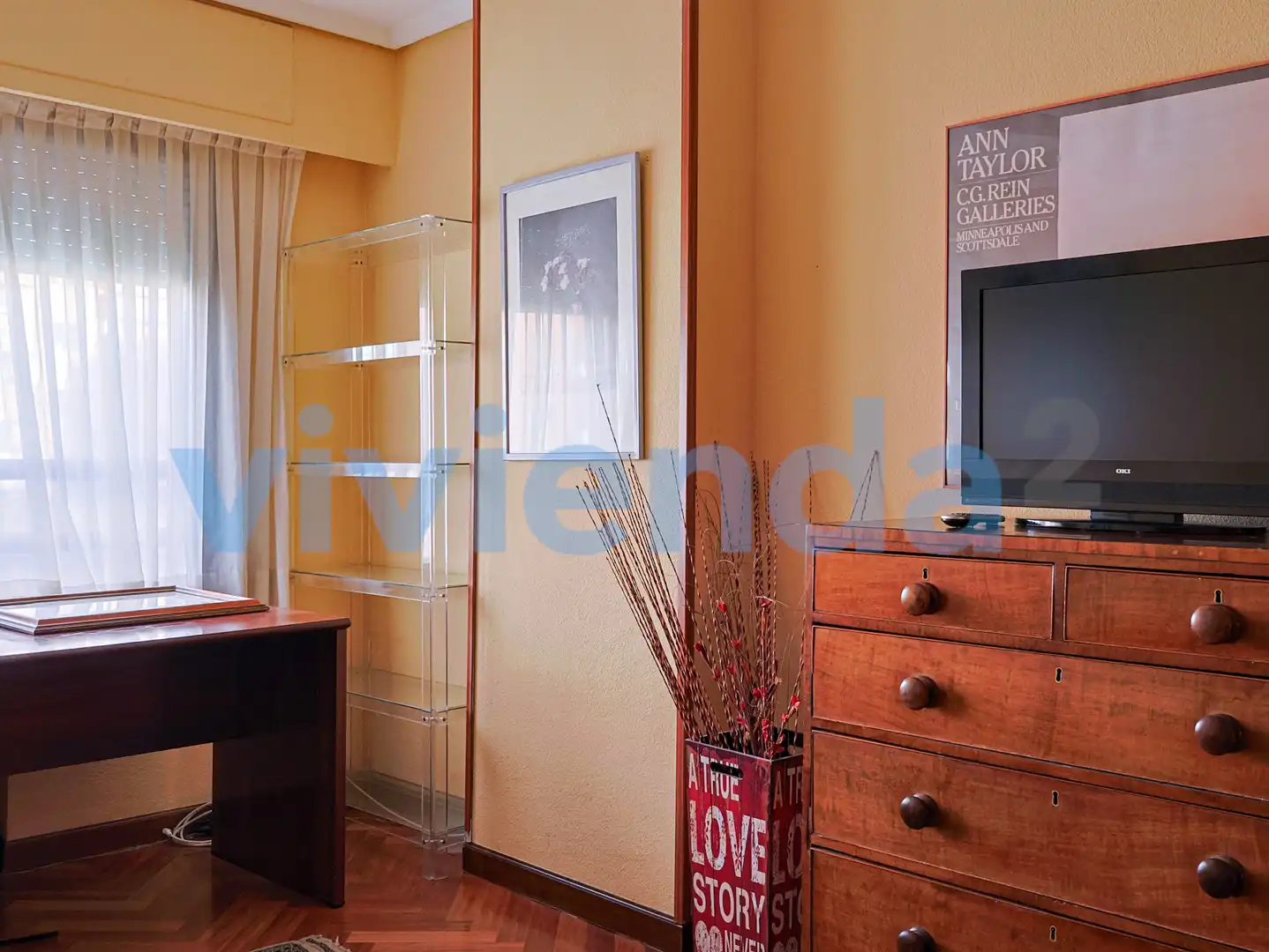 Bedroom of Flat for sale in Madrid  with Air Conditioner, Terrace and Swimming Pool