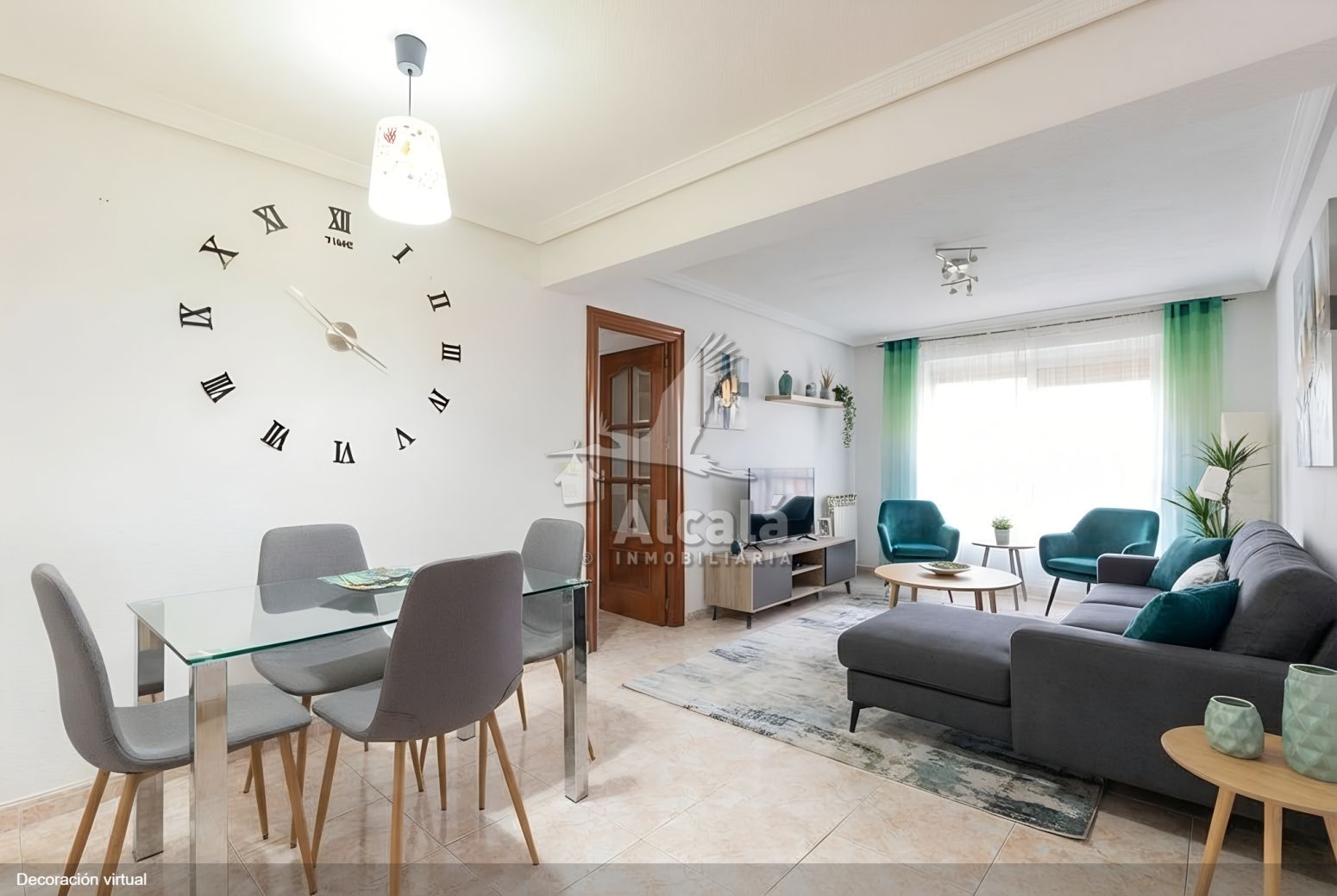 Living room of Flat for sale in Loeches  with Air Conditioner, Heating and Terrace