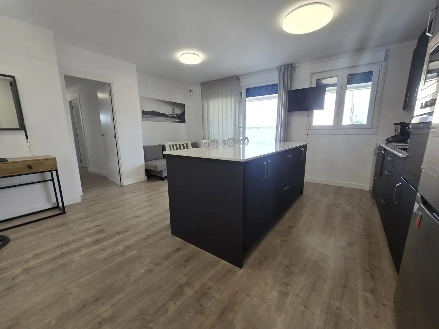 Kitchen of Flat for sale in  Logroño  with Heating, Terrace and Storage room