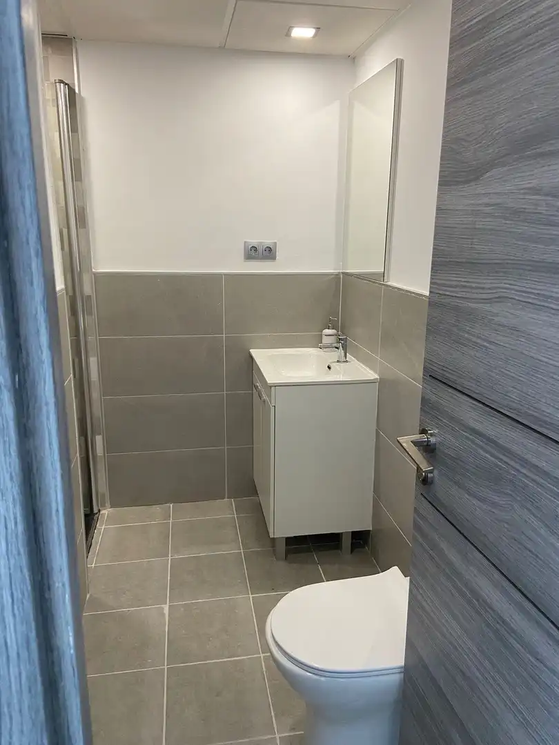 Bathroom of Apartments for rent in Benalmádena  with Air Conditioner, Terrace and Furnished