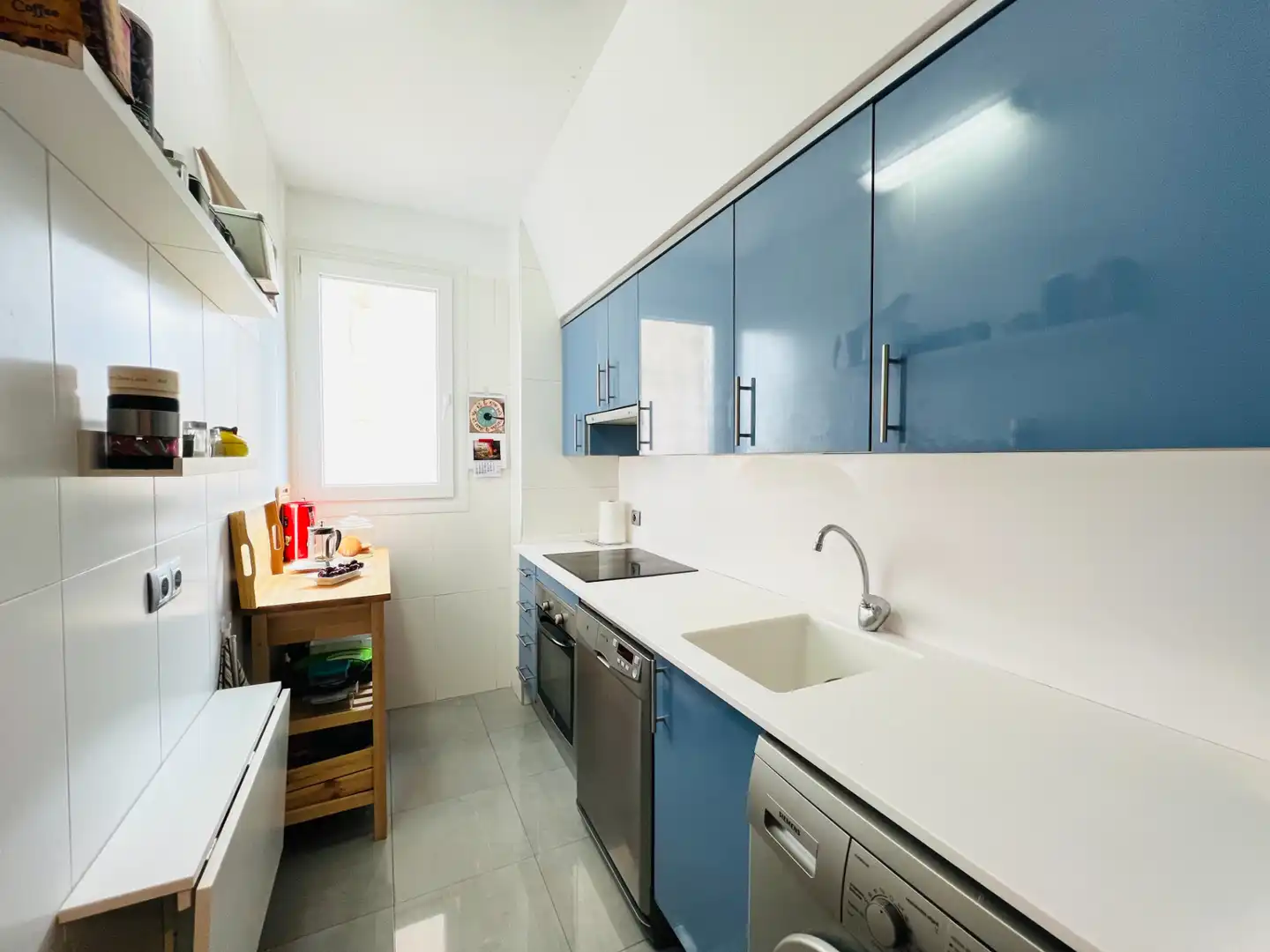 Kitchen of Flat for sale in Zaragoza  with Air Conditioner, Heating and Parquet flooring