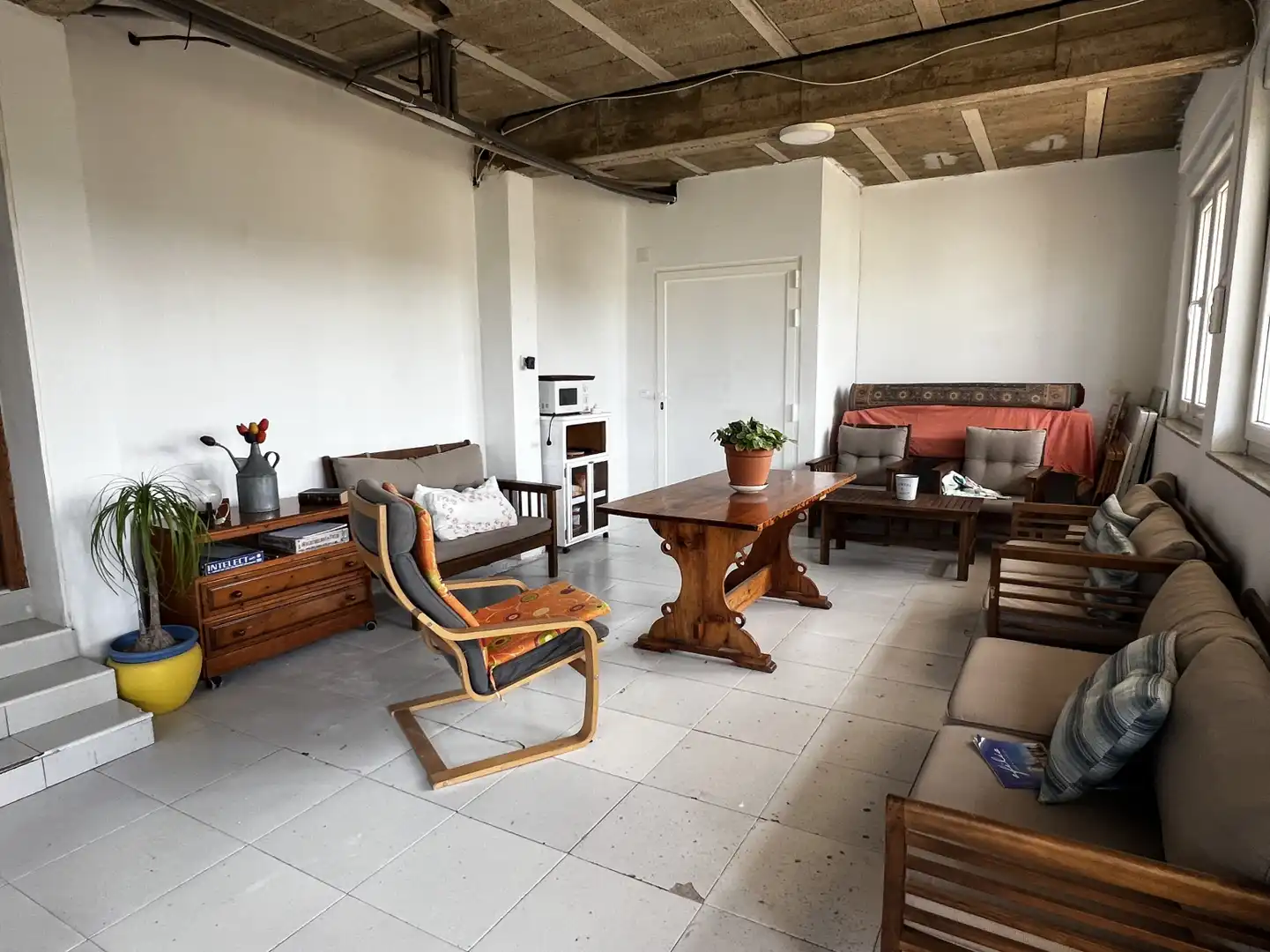 Sala de estar de Casa o chalet en venta en Polanco con Calefacción, Jardín privado y Parquet