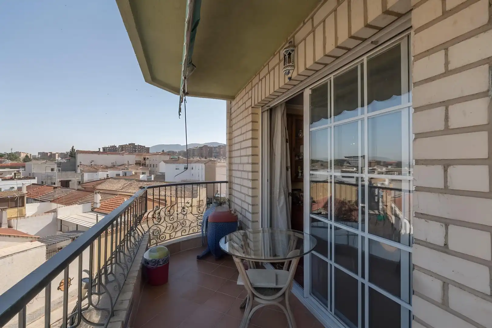 Balcony of Flat for sale in Granada  with Air Conditioner, Terrace and Alarm