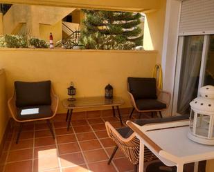 Terrassa de Apartament de lloguer en Mijas amb Aire condicionat, Terrassa i Piscina