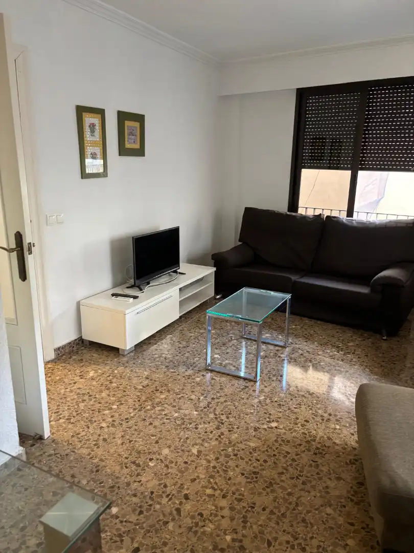 Wohnzimmer von Wohnung zur Miete in Valencia mit Klimaanlage, Heizung und Möbliert