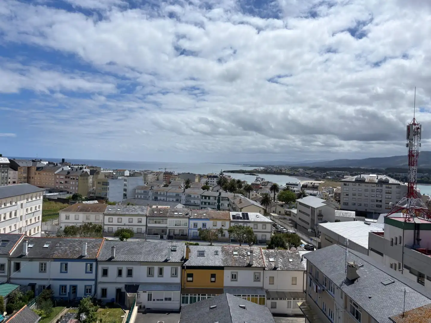 Exterior view of Attic for sale in Foz  with Heating, Terrace and Furnished