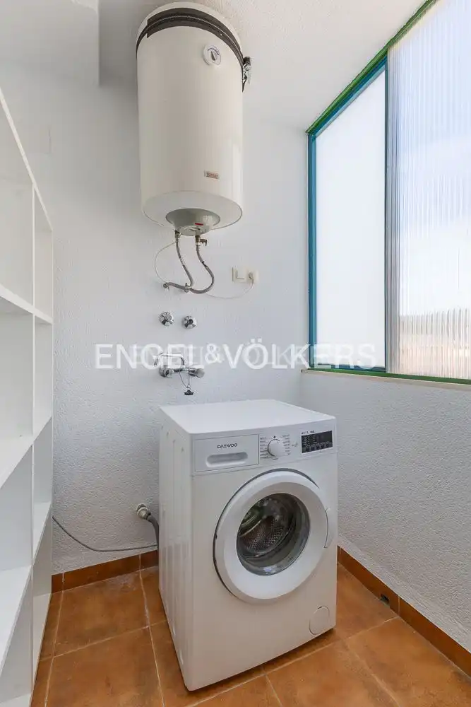 Kitchen of Flat for rent in El Real de Gandia  with Air Conditioner and Heating