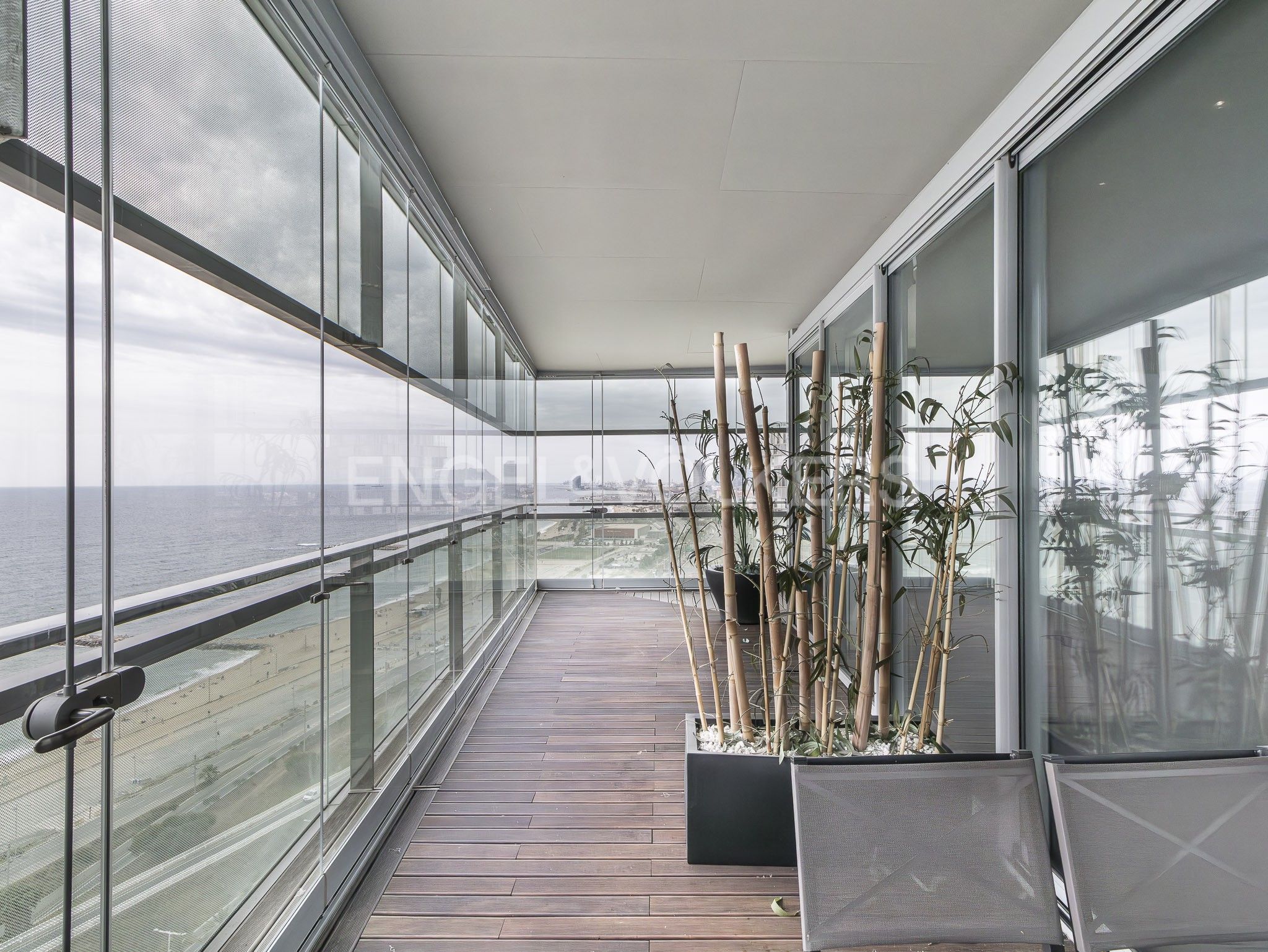 Terrace of Apartment for sale in  Barcelona Capital  with Air Conditioner, Heating and Parquet flooring